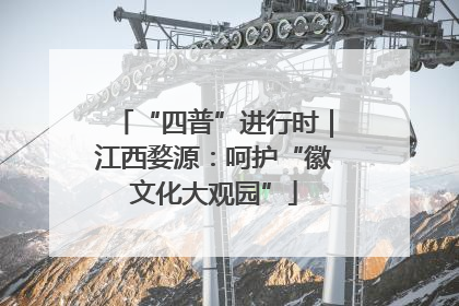 “四普”进行时｜江西婺源：呵护“徽文化大观园”