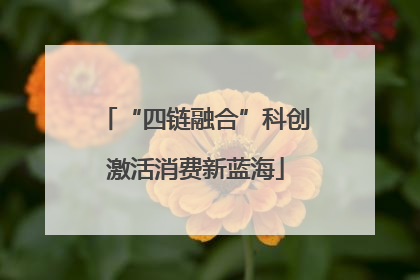 “四链融合”科创激活消费新蓝海