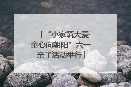“小家筑大爱·童心向朝阳”六一亲子活动举行
