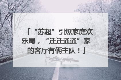 “苏超”引爆家庭欢乐局，“迁迁通通”家的客厅有俩主队！
