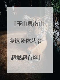 玉山县南山乡这场体艺节超燃超有料
