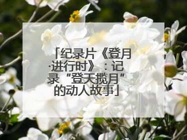 纪录片《登月·进行时》：记录“登天揽月”的动人故事