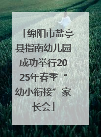 绵阳市盐亭县指南幼儿园成功举行2025年春季“幼小衔接”家长会