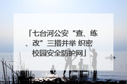 七台河公安“查、练、改”三措并举 织密校园安全防护网