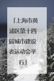 上海市黄浦区第十四届城市建设者运动会举行