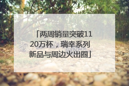 两周销量突破1120万杯，瑞幸系列新品与周边火出圈