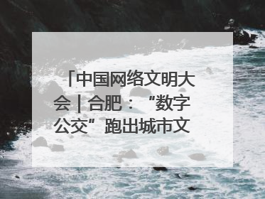 中国网络文明大会｜合肥：“数字公交”跑出城市文明新速度