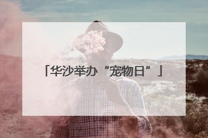 华沙举办“宠物日”