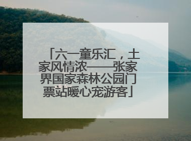 六一童乐汇，土家风情浓——张家界国家森林公园门票站暖心宠游客