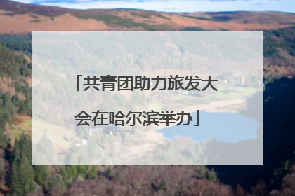 共青团助力旅发大会在哈尔滨举办