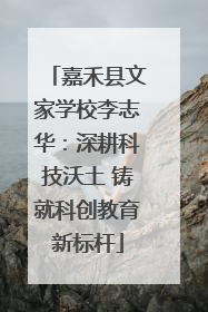 嘉禾县文家学校李志华：深耕科技沃土 铸就科创教育新标杆