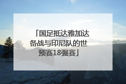 国足抵达雅加达备战与印尼队的世预赛18强赛