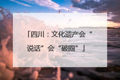 四川：文化遗产会“说话”会“破圈”