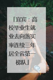 宜宾：高校毕业生就业去向落实率连续三年居全省第一梯队