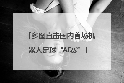 多图直击国内首场机器人足球“AI赛”