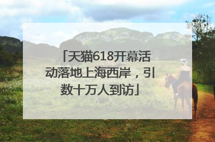 天猫618开幕活动落地上海西岸，引数十万人到访