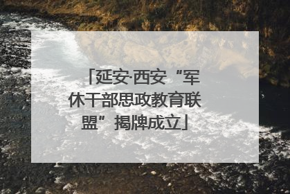 延安·西安“军休干部思政教育联盟”揭牌成立