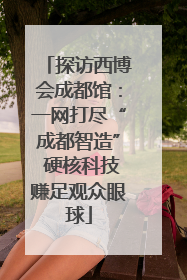探访西博会成都馆：一网打尽“成都智造” 硬核科技赚足观众眼球
