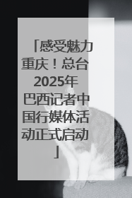 感受魅力重庆！总台2025年巴西记者中国行媒体活动正式启动