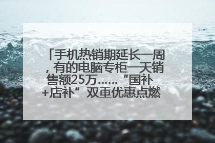 手机热销期延长一周，有的电脑专柜一天销售额25万……“国补+店补”双重优惠点燃德州“考后经济”