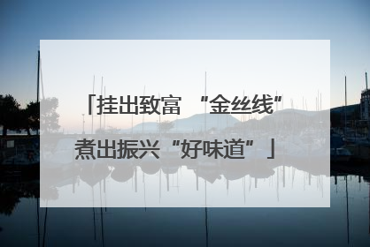 挂出致富 “金丝线” 煮出振兴“好味道”