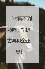 时隔不到两周，绍伊古再见金正恩