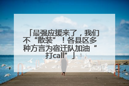 最强应援来了，我们不“散装”！各县区多种方言为宿迁队加油“打call”
