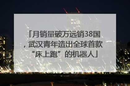 月销量破万远销38国，武汉青年造出全球首款“床上跑”的机器人