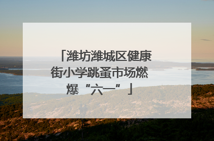 潍坊潍城区健康街小学跳蚤市场燃爆“六一”