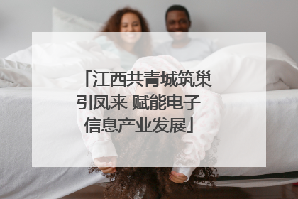 江西共青城筑巢引凤来 赋能电子信息产业发展