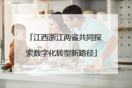 江西浙江两省共同探索数字化转型新路径