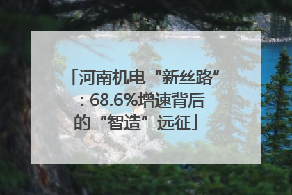 河南机电“新丝路”：68.6%增速背后的“智造”远征