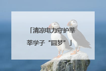 清凉电力守护莘莘学子“圆梦”