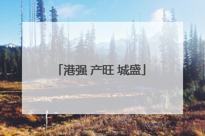港强 产旺 城盛