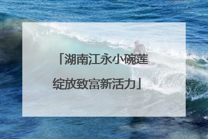 湖南江永小碗莲绽放致富新活力