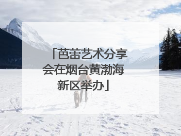 芭蕾艺术分享会在烟台黄渤海新区举办