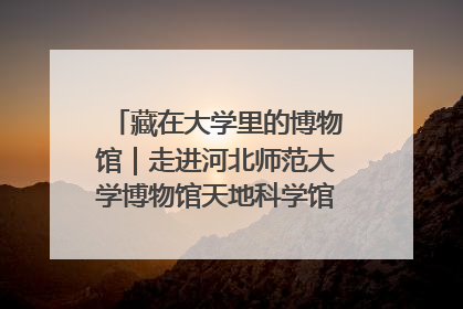 藏在大学里的博物馆｜走进河北师范大学博物馆天地科学馆：在校园里赴一场“宇宙之约”