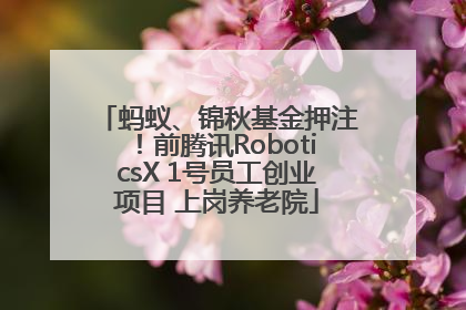 蚂蚁、锦秋基金押注！前腾讯RoboticsX 1号员工创业项目 上岗养老院