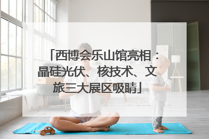 西博会乐山馆亮相：晶硅光伏、核技术、文旅三大展区吸睛