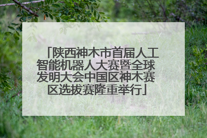 陕西神木市首届人工智能机器人大赛暨全球发明大会中国区神木赛区选拔赛隆重举行