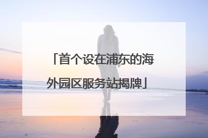 首个设在浦东的海外园区服务站揭牌