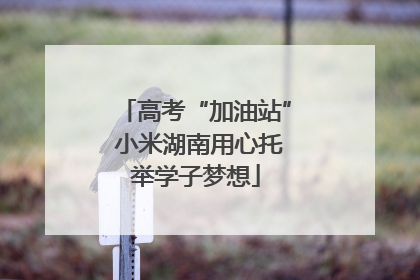 高考“加油站” 小米湖南用心托举学子梦想