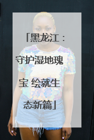 黑龙江：守护湿地瑰宝 绘就生态新篇