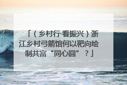 （乡村行·看振兴）浙江乡村弓箭馆何以靶向绘制共富“同心圆”？
