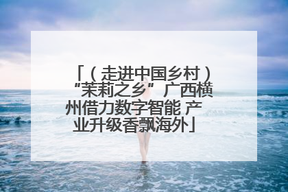 （走进中国乡村）“茉莉之乡”广西横州借力数字智能 产业升级香飘海外