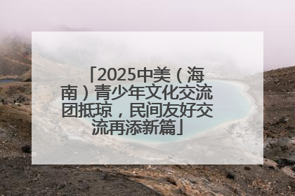 2025中美（海南）青少年文化交流团抵琼，民间友好交流再添新篇