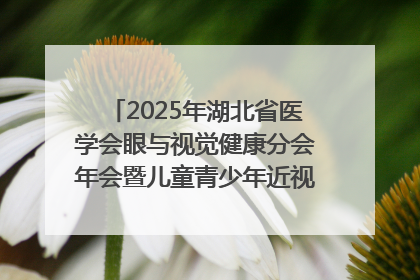 2025年湖北省医学会眼与视觉健康分会年会暨儿童青少年近视防控研讨会在荆召开