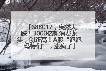 688017，突然大跌！3000亿新消费龙头，创新高！A股“泡泡玛特们”，涨疯了