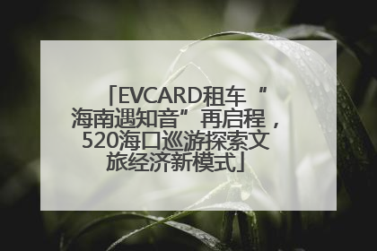 EVCARD租车“海南遇知音”再启程，520海口巡游探索文旅经济新模式